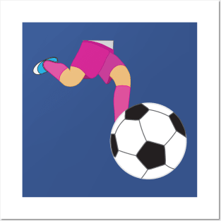 Soccer Kick Posters and Art